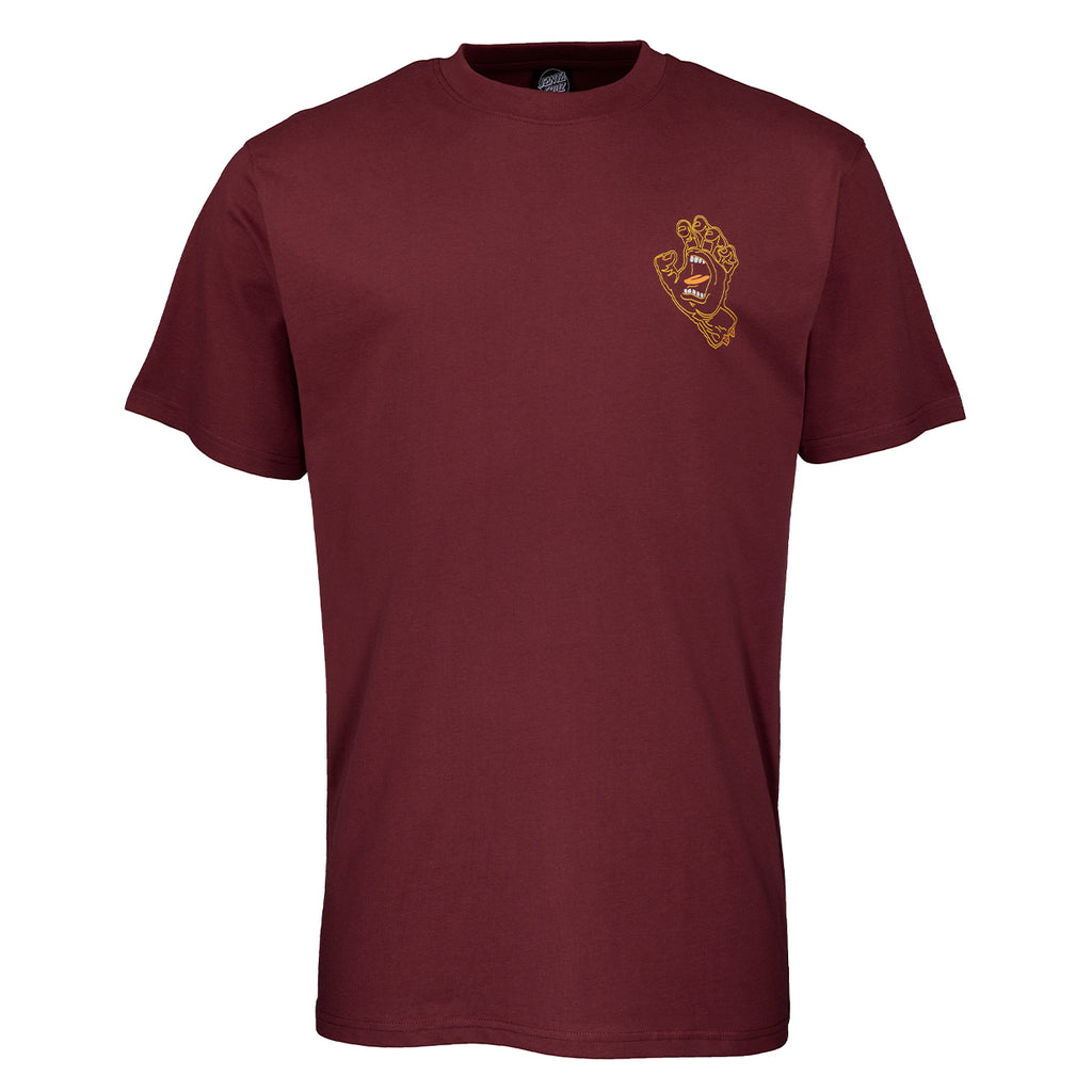 T-Shirt Santa Cruz Void Hand Bordeaux