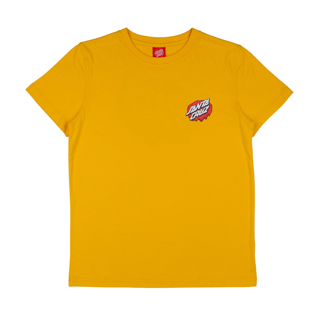 T-Shirt Santa Cruz Bambino Melting Dot Mostarda