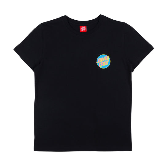 T-Shirt Santa Cruz Bambino Frame Hand Nero