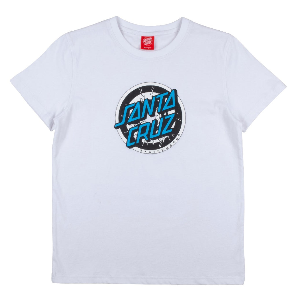 T-Shirt Santa Cruz Bambino Rob Target Bianco