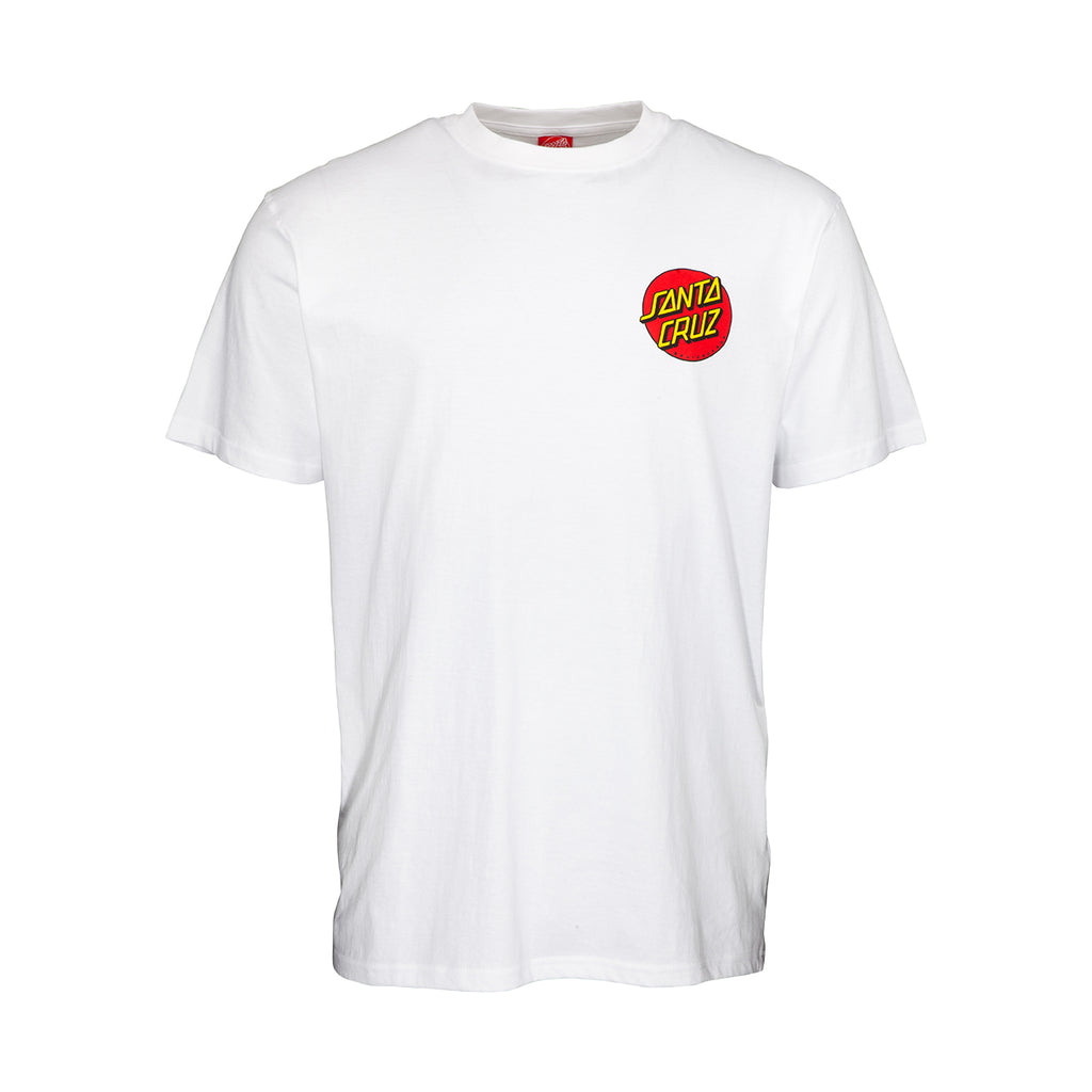 T-shirt Santa Cruz Classic Dot Bianca