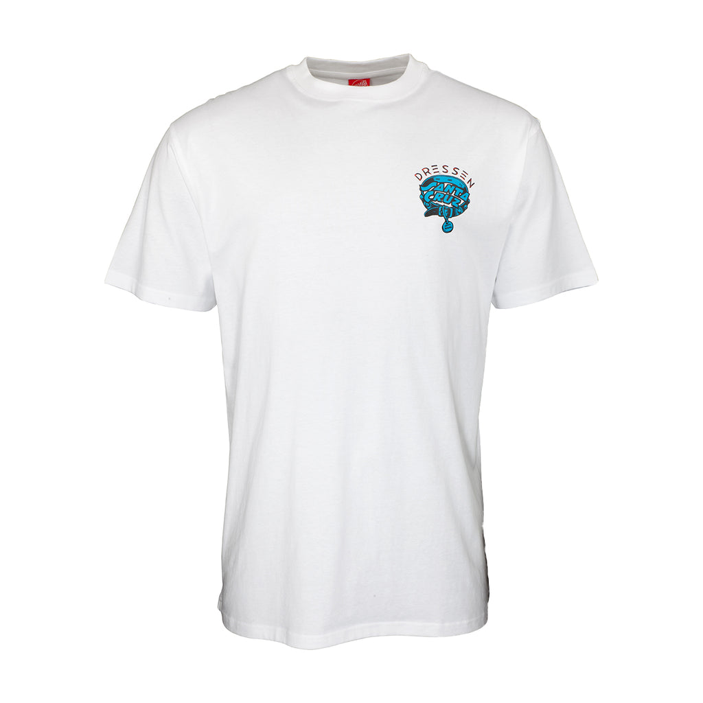 T-shirt Santa Cruz Dressen Pup Bianco