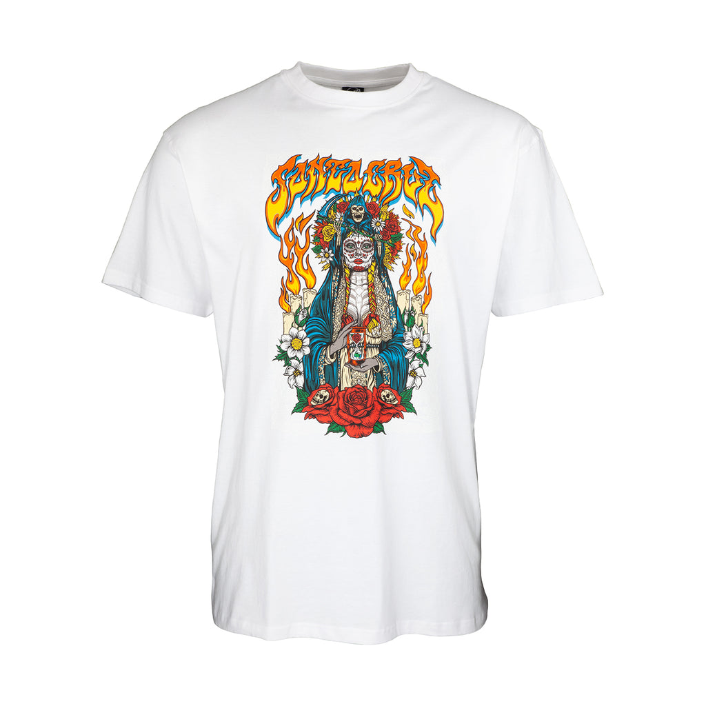 T-shirt Santa Cruz Santa Muerte Bianca