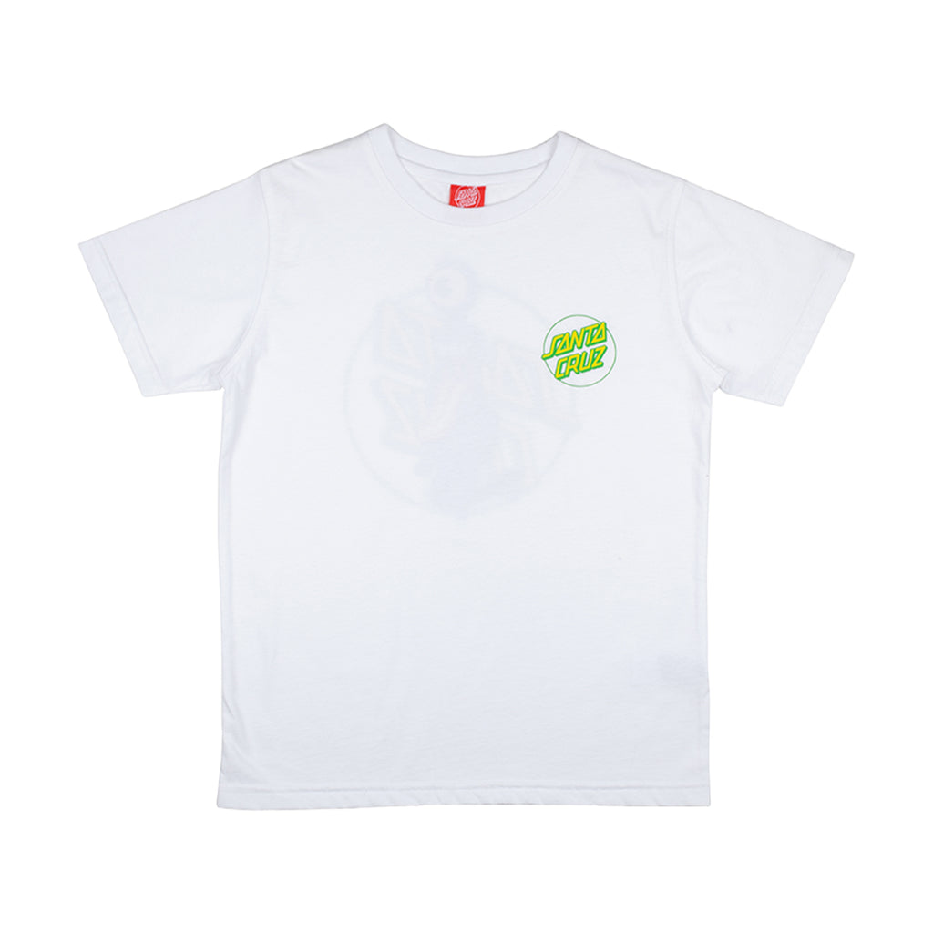 T-shirt Santa Cruz Bambino Grip Dot Bianco