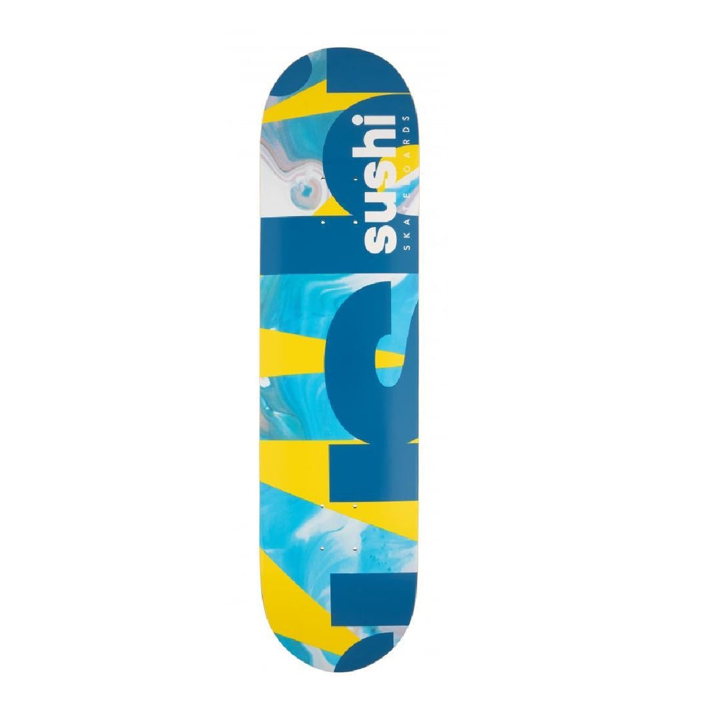 Deck Skate Sushi Spectrum Logo 8" Gialla