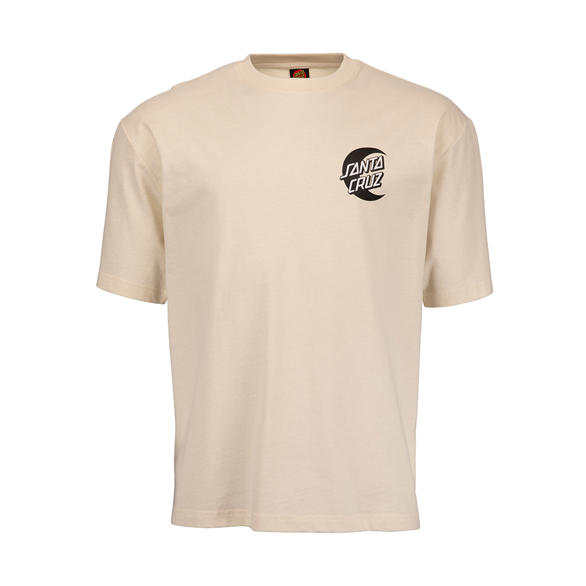 T-Shirt Santa Cruz Cabana Moon Dot Blanc