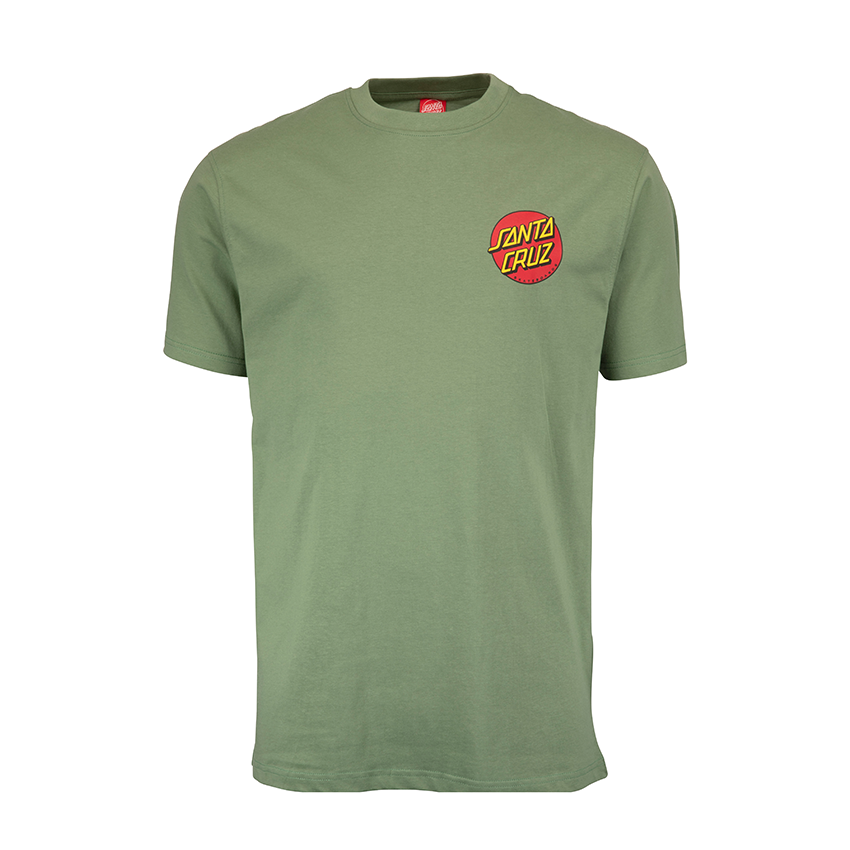 T-Shirt Santa Cruz Classic Dot Verde