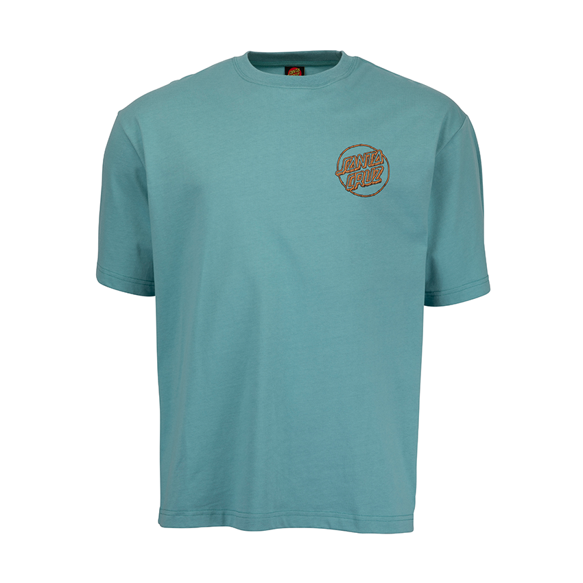 T-Shirt Santa Cruz Tiki Dot Turquoise