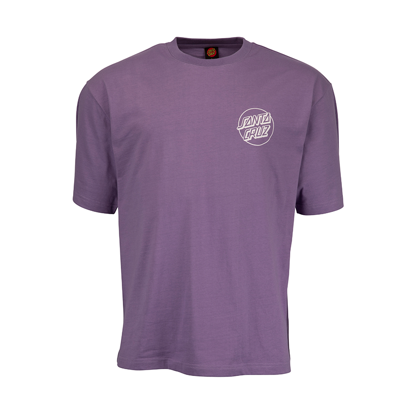 T-Shirt Santa Cruz Tiki Hand Lavendel