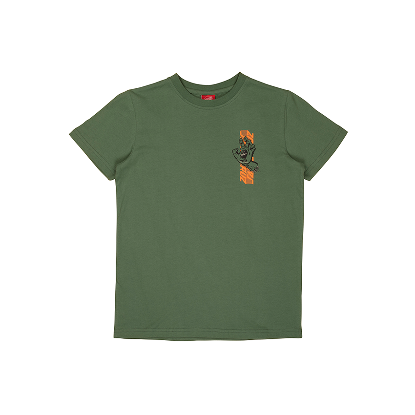 T-Shirt Santa Cruz Junior Split Strip Verde