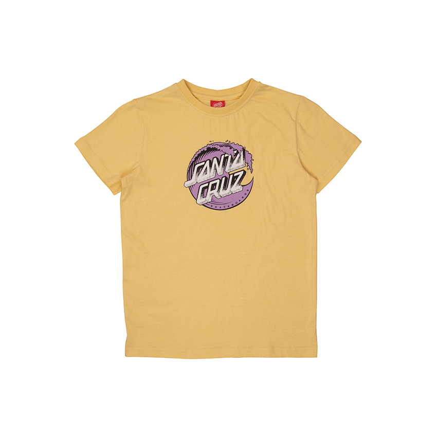 T-Shirt Santa Cruz Junior Stipple Wave Dot Burro