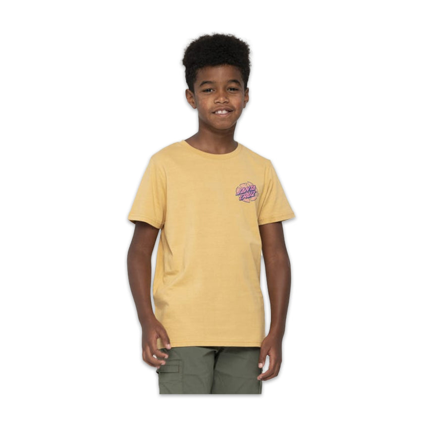 T-Shirt Santa Cruz Bambino Rigid Screaming Hand Beige