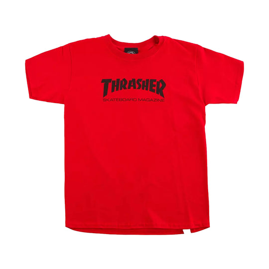T-shirt Thrasher Bambino Magazine Rosso
