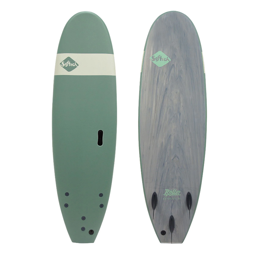Surfplank da Surf Softboard Softech Roller 7'6” Grün