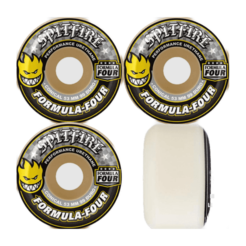 Ruote Skate Spitfire Formula Four Conical Full 53mm Grigio