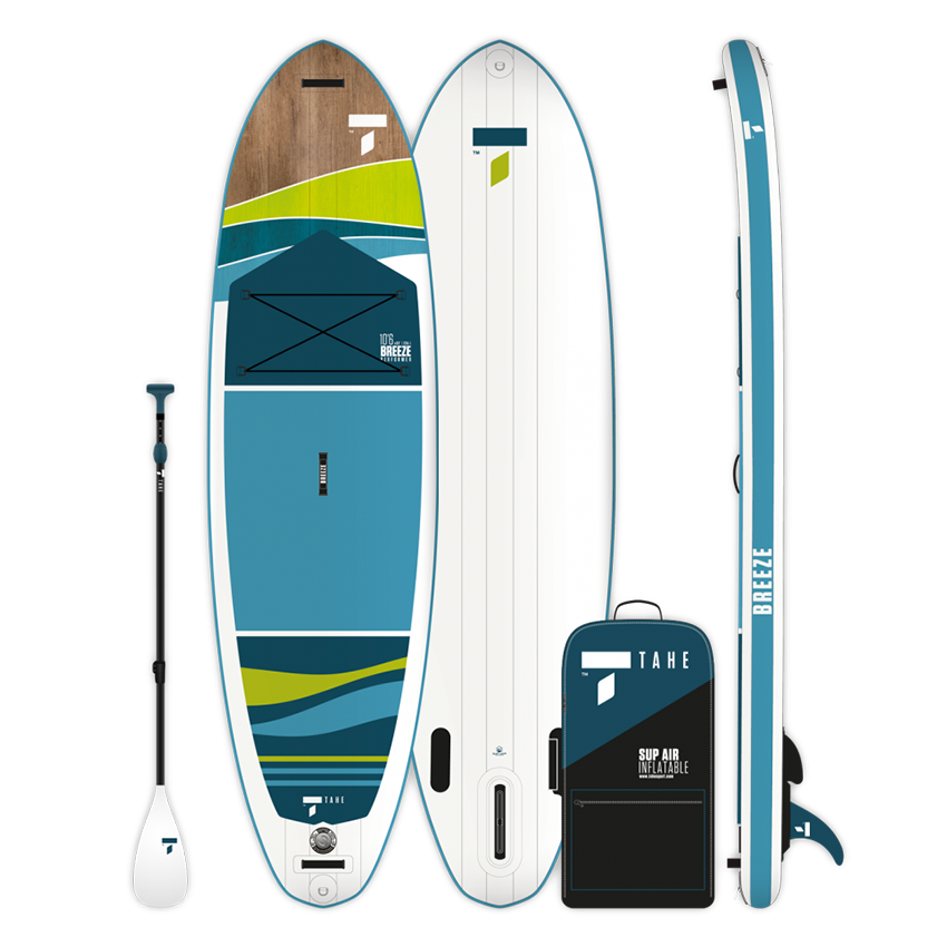 Tahe Air Breeze Performer Pack 10'6 Zoll aufblasbares Sup- Surfplank