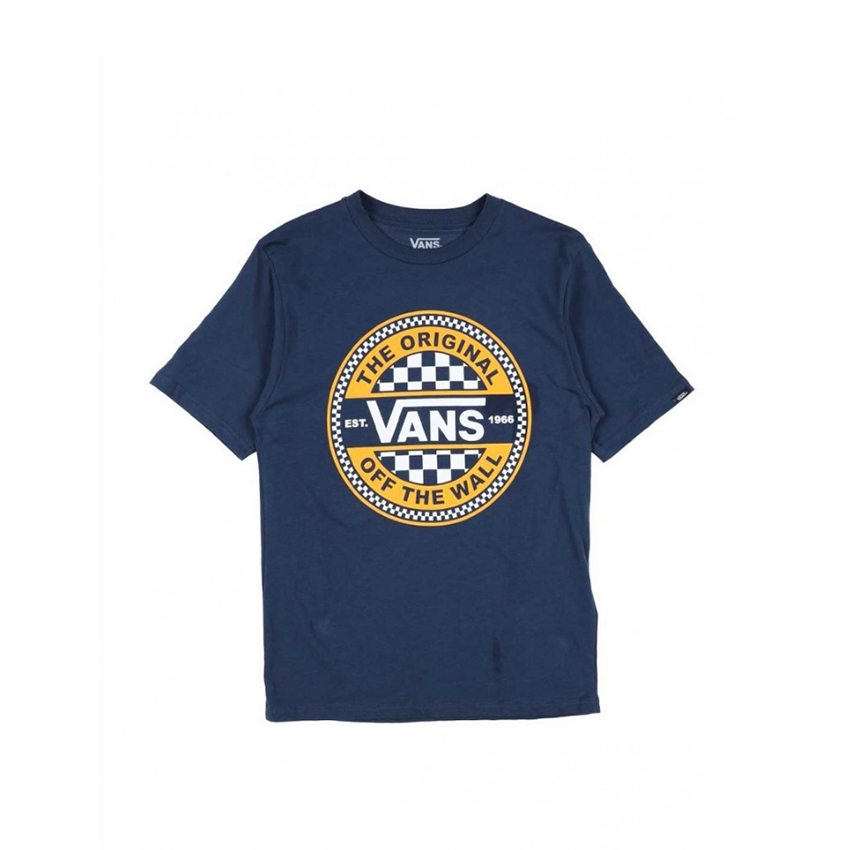 T-Shirt Vans Seasonal Circle Jr Blau
