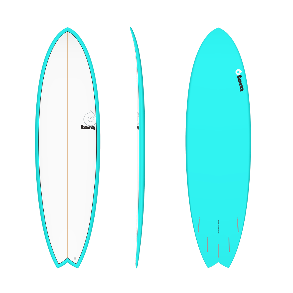 Tavola Surf Torq Tet Fish 6'10" Bleu