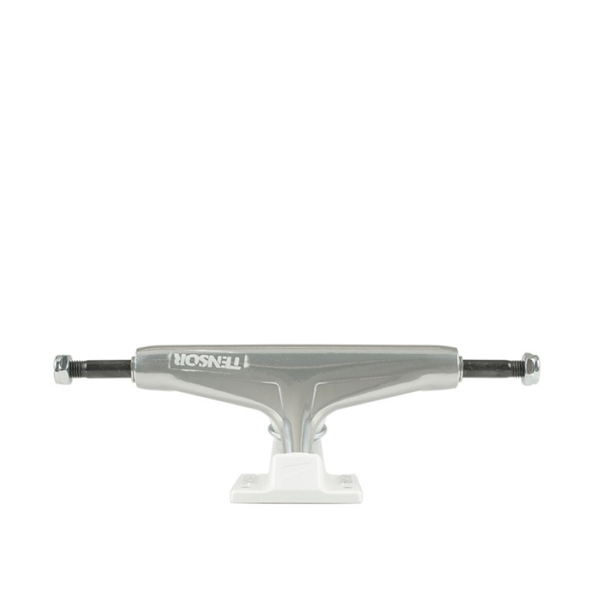 Truck Skate Tensor Aluminum Reg 5.25" Stencil Silver White