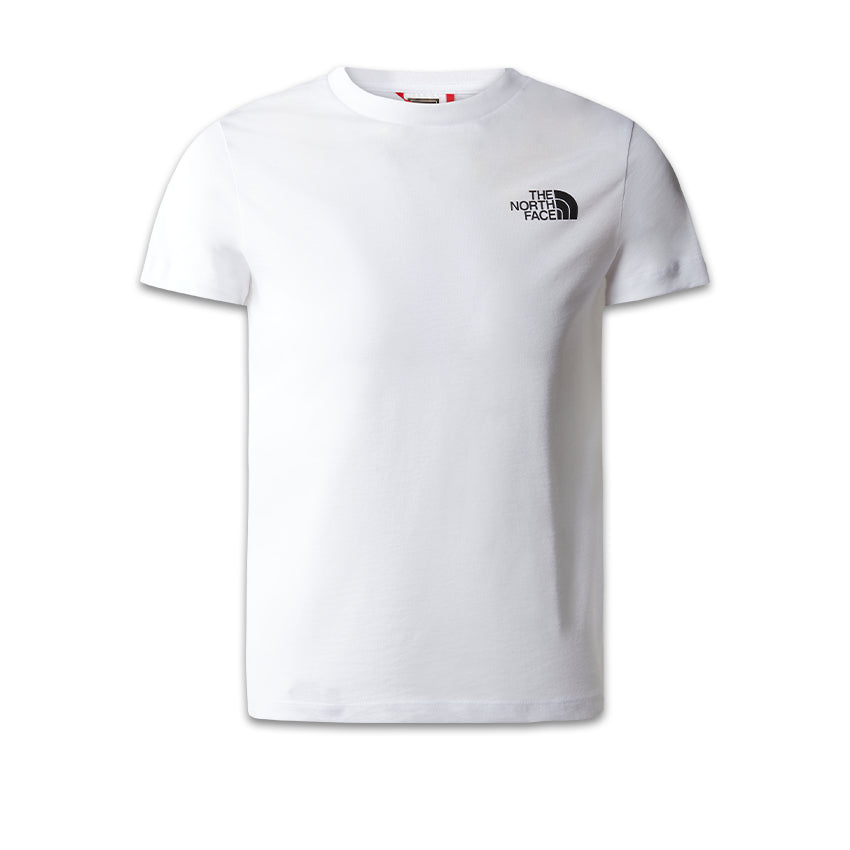 T-Shirt The North Face Bambino Simple Dôme Blanc