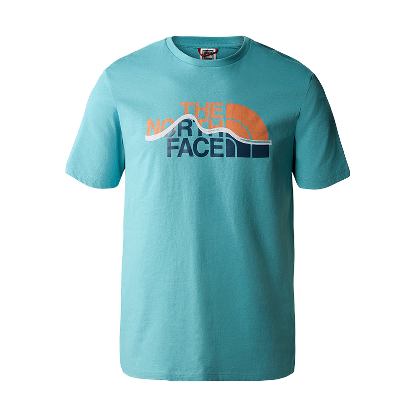 T-Shirt The North Face Mountain Line Celeste