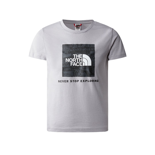 T-Shirt The North Face Bambino Redbox Grigio