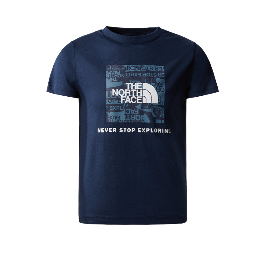 T-Shirt The North Face Bambino Redbox Blu