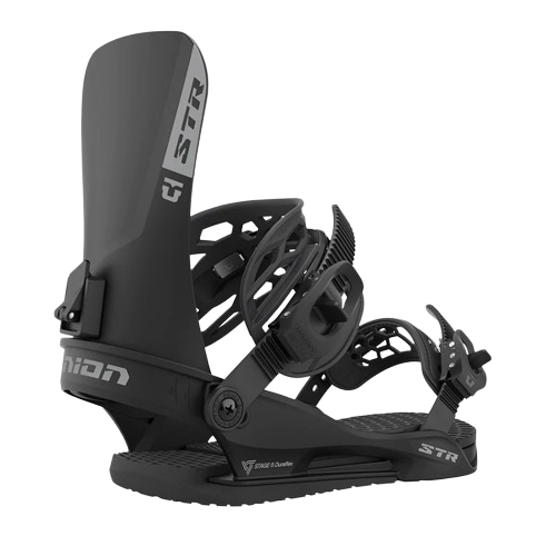 Union STR Snowboardbindungen Schwarz