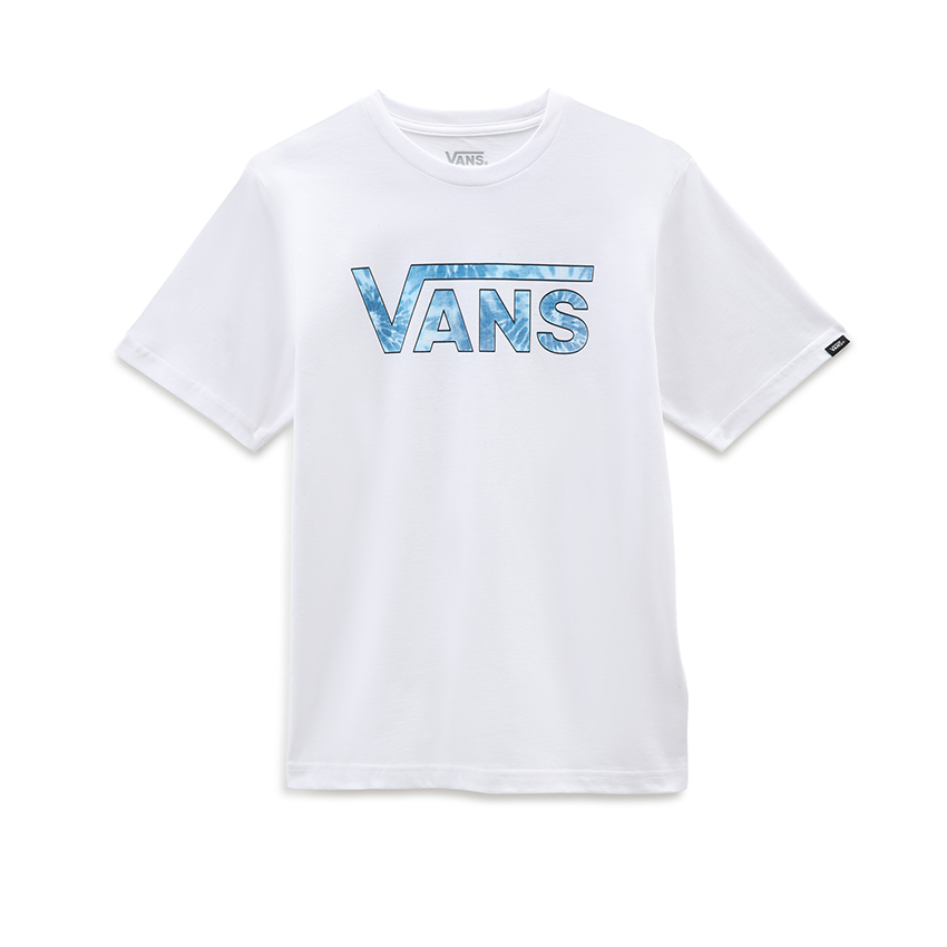 T-shirt Vans Bambino Classic Logo Fill Bianco