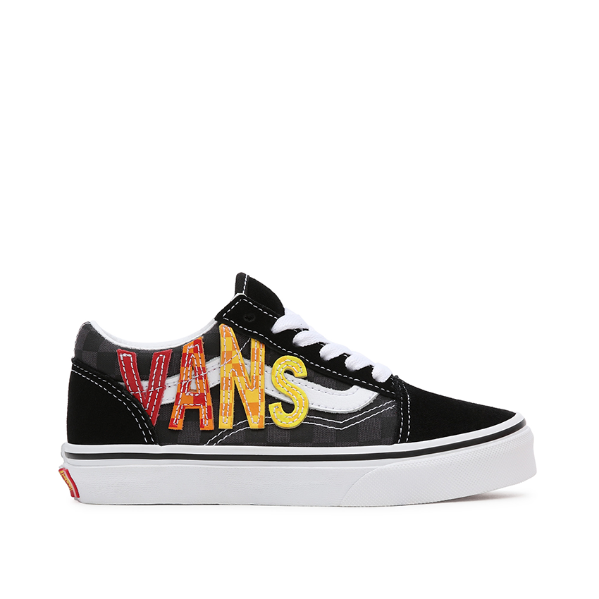 Sneakers Vans Old Skool Bambino Logo Repeat Nero