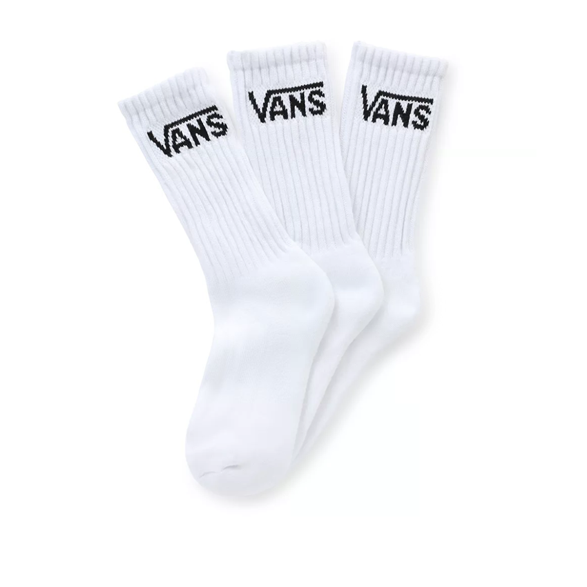 Vans Kids Classic Crew Socks White