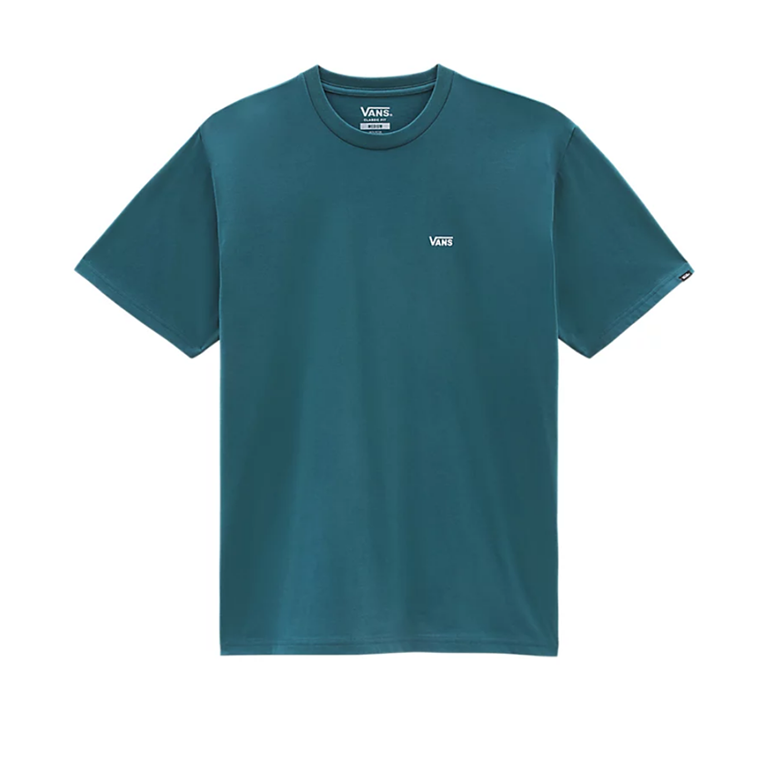 T-Shirt Vans Left Chest Logo Petrolio