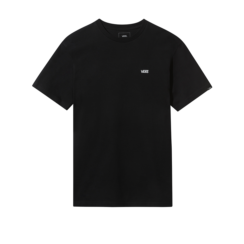 T-Shirt Vans Linkes Brustlogo Nero