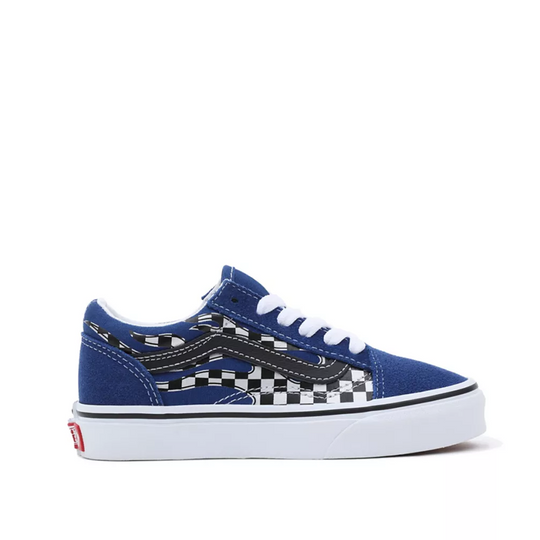 Turnschuhe Vans Old Skool Junior Check-Blu