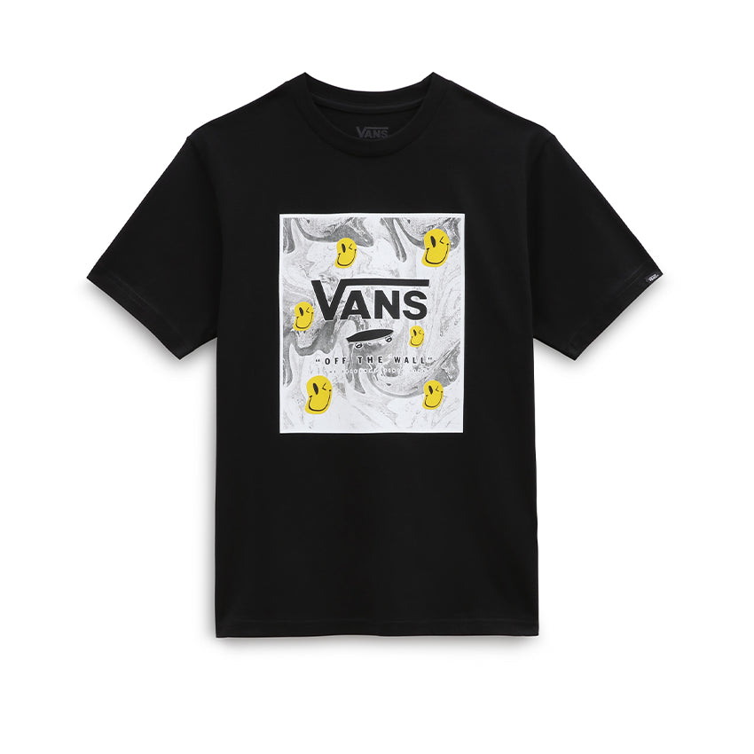 T Shirt Vans Bambino Print Box Nero