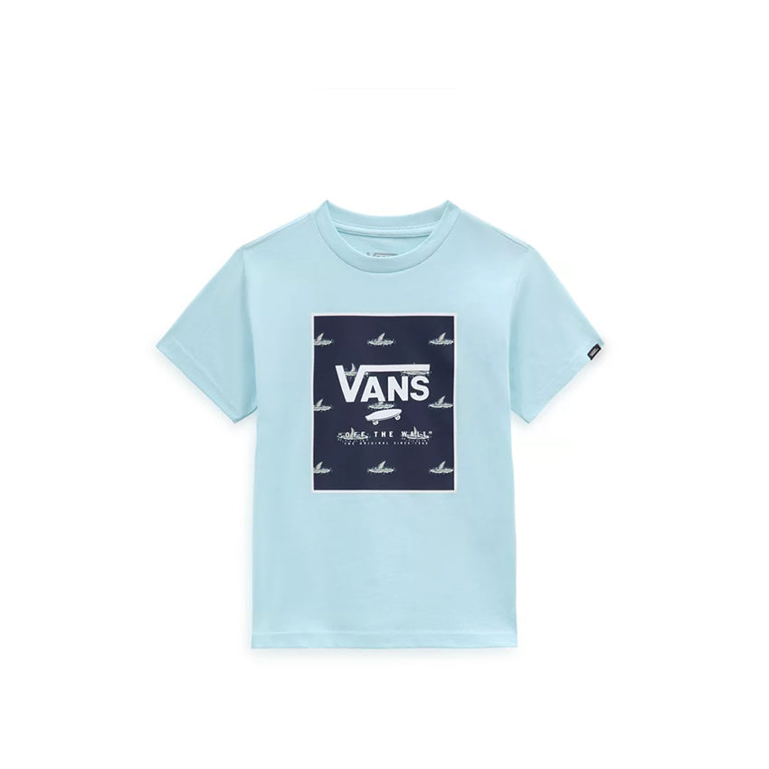 T-shirt Vans Bambino Print Box Celeste