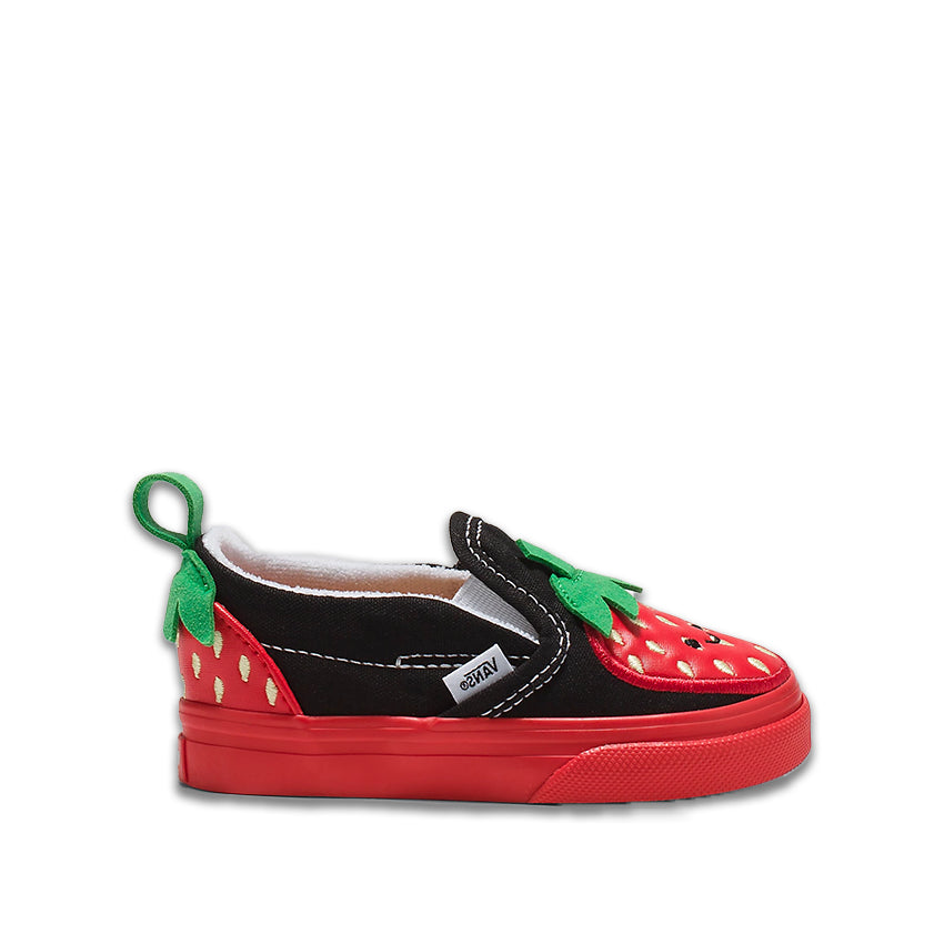 Vans slip on bambino rosso hotsell