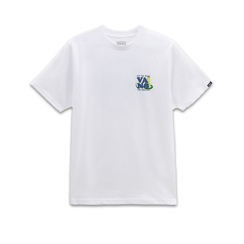 T-Shirt Vans Bambino Snake Bianco