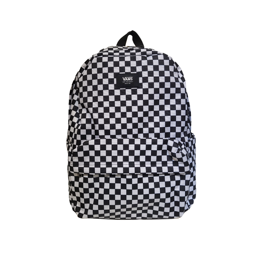 Vans Old Skool Check Rucksack Schwarz-Weiß