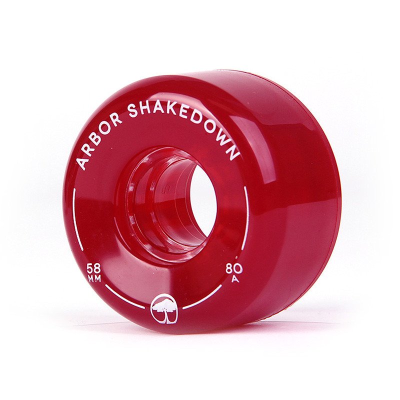 Ruote Skate Arbor Shakedown 58mm Rosse