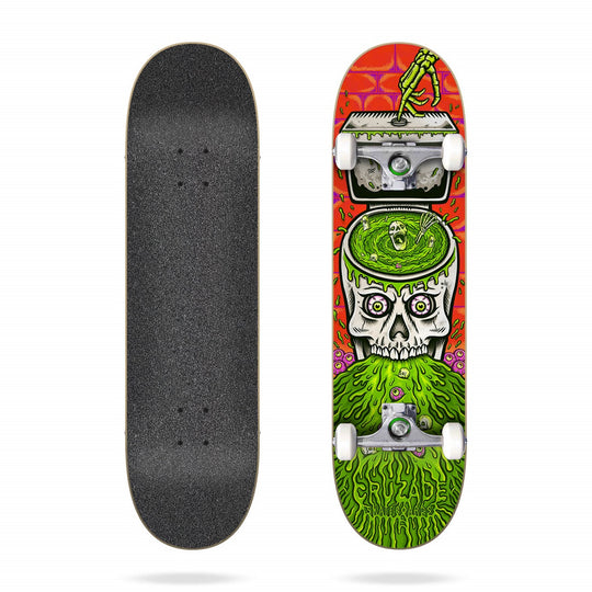 Skate Completo Cruzade  Skull Swirl 8.0"