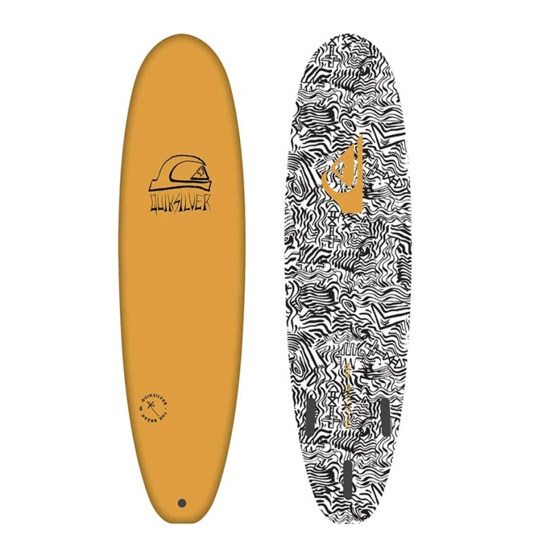 Table de Surf Softboard Quiksilver Break 7'0" Arancione