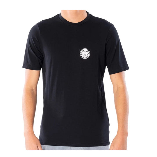 Lycra Surf Rip Curl Wettie Logo S/SL Uomo Nero