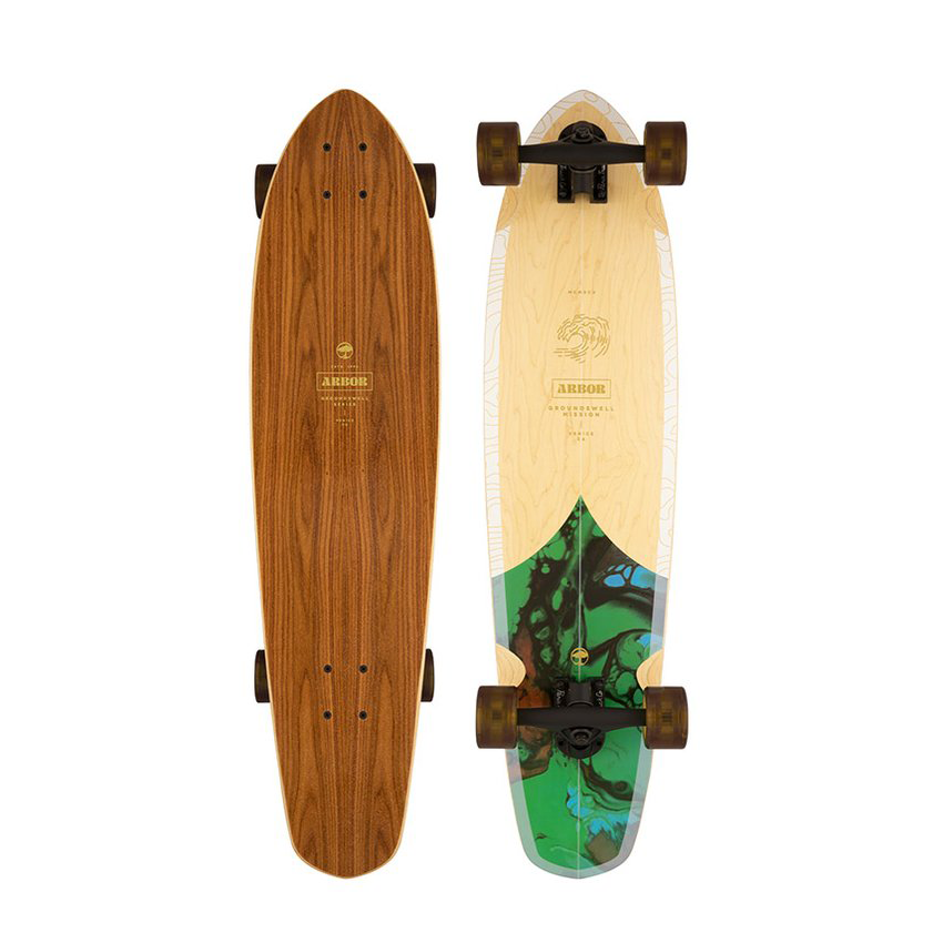 Longboard Skate Arbor Grundswell Mission 