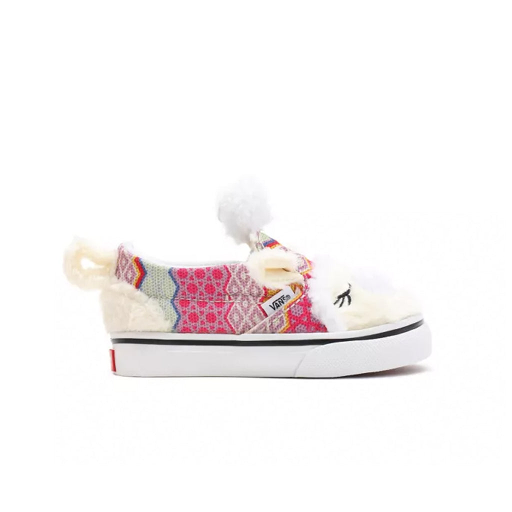 Baskets Vans Slip-on Alpaga Baby Rosa