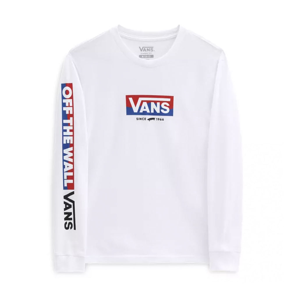 T-Shirt Vans Bambino Easy Logo Bianco