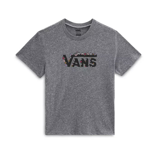 T-Shirt Vans Bambina Floral BF Grigio