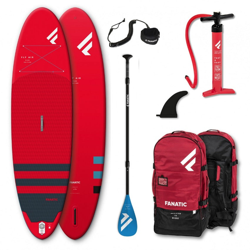 Fanatic Fly Air Inflatable SUP Surfboard Red
