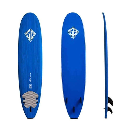 Tavola da Surf Softboard Scott Burke Mini Malibu 8'0" Blu