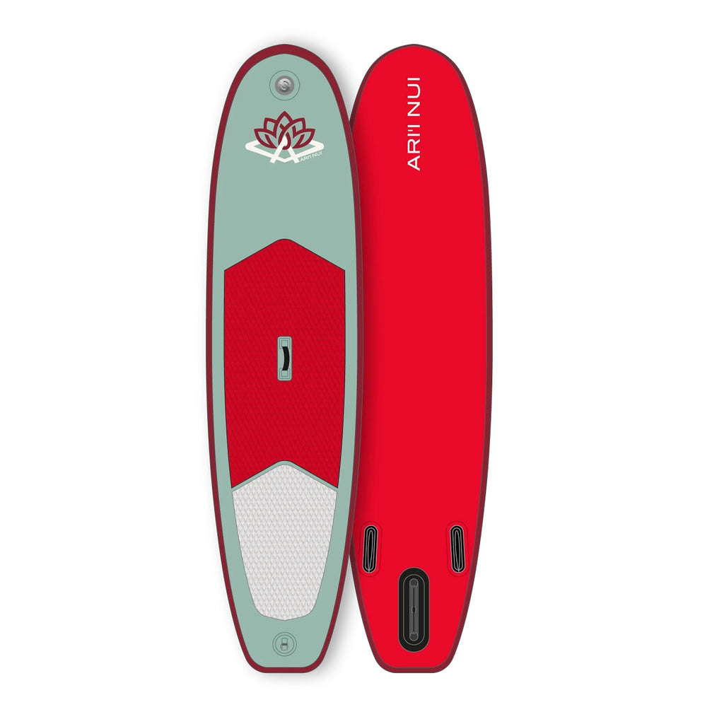 Ari'i Nui Mahana 10 Zoll aufblasbares Sup- Surfplank Rot